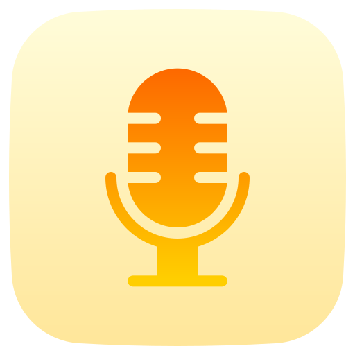 mikrofon Generic Flat Gradient ikona