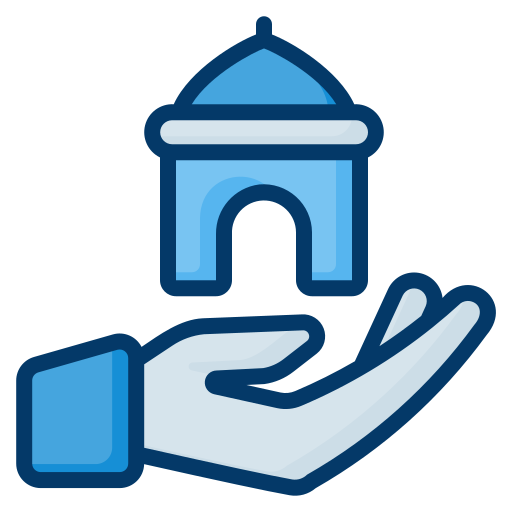 Hand Generic Blue icon