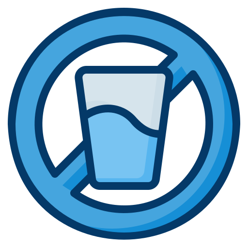no beber Generic Blue icono