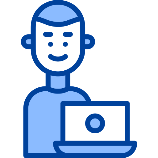 programmierer Generic Blue icon