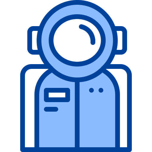 Cosmonaut Generic Blue icon