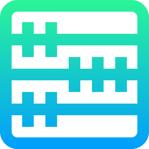 Abacus Super Basic Straight Gradient icon