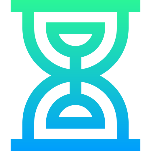 reloj de arena Super Basic Straight Gradient icono