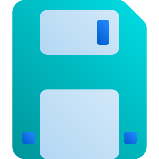 Save file Generic Flat Gradient icon