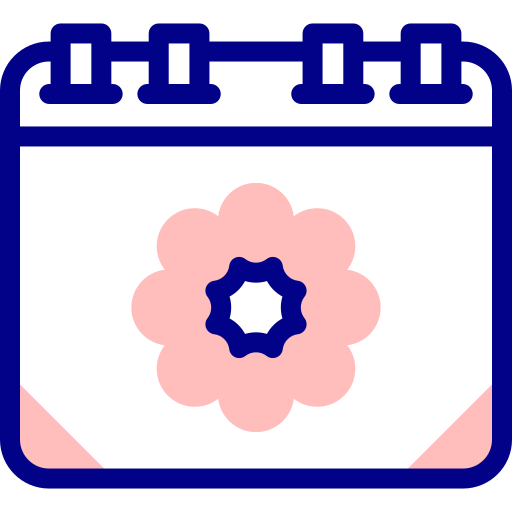봄 Detailed Mixed Lineal color icon