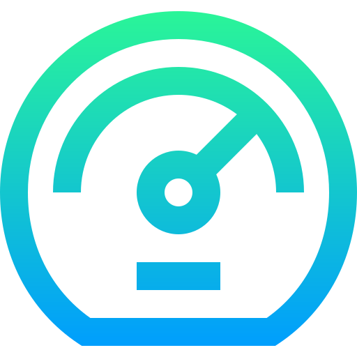 Speedometer Super Basic Straight Gradient icon
