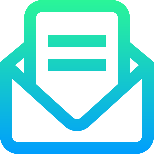 mail Super Basic Straight Gradient icon