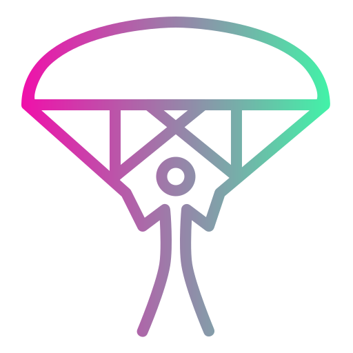 낙하산 Generic Gradient icon