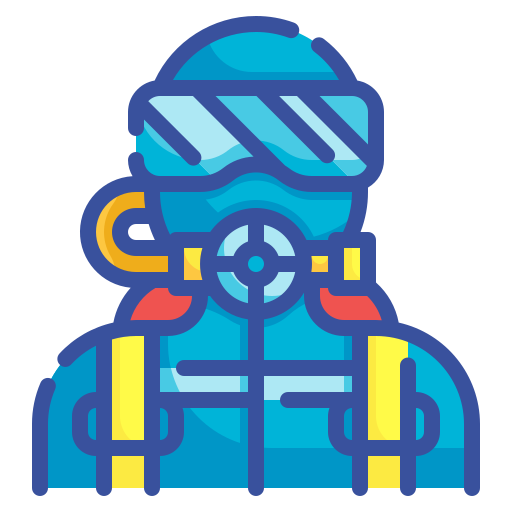 Diver Wanicon Lineal Color icon