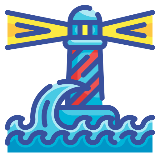 Lighthouse Wanicon Lineal Color icon