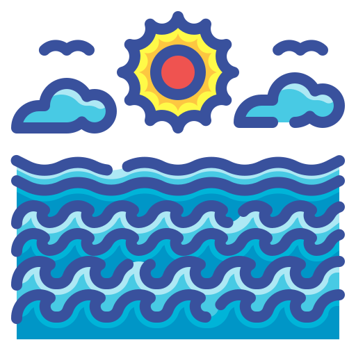 oceano Wanicon Lineal Color icono