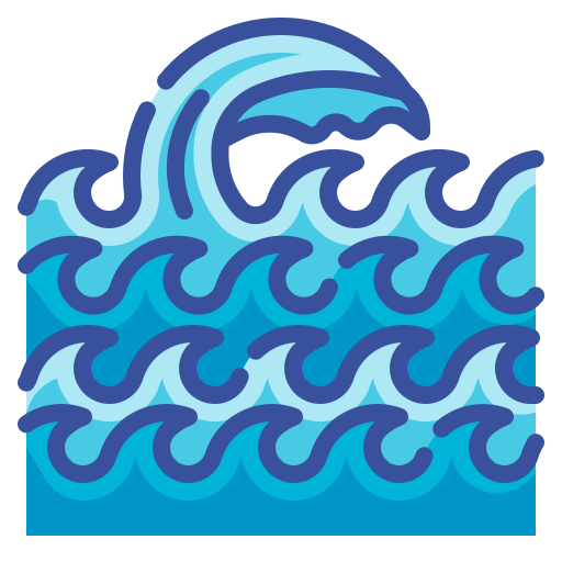 Wave Wanicon Lineal Color icon