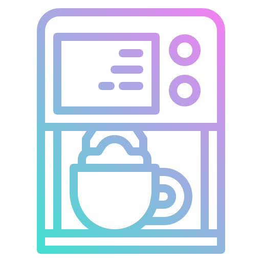 커피 머신 photo3idea_studio Gradient icon