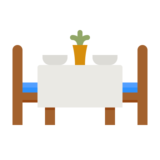 Dinner table photo3idea_studio Flat icon