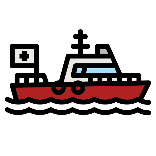 Rescue boat photo3idea_studio Lineal Color icon