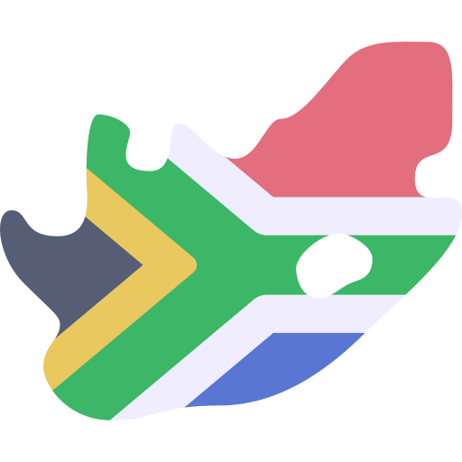Южная Африка Kawaii Flat иконка