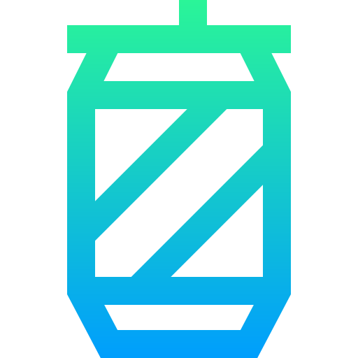 soda kann Super Basic Straight Gradient icon