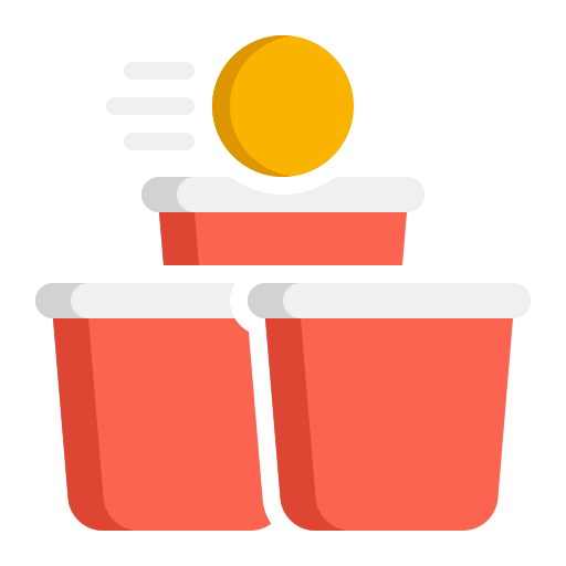 beer pong Flaticons Flat Ícone