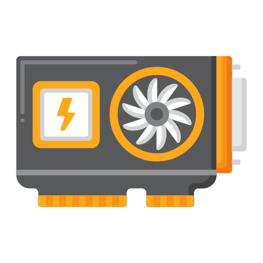 Graphic card Flaticons Flat icon