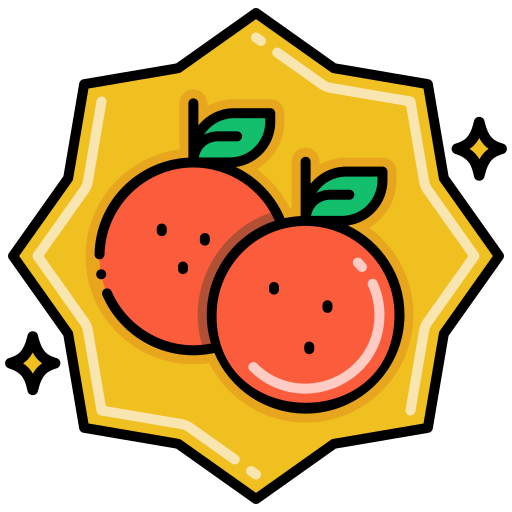 des oranges Flaticons Lineal Color Icône