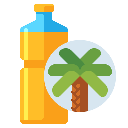 aceite de palma Flaticons Flat icono