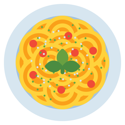 pasta Flaticons Flat icoon
