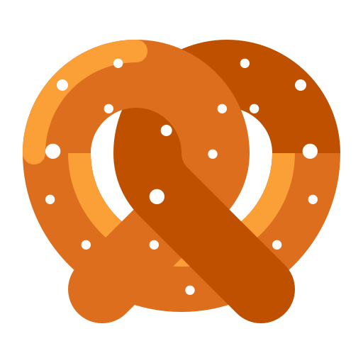pretzel Flaticons Flat icona
