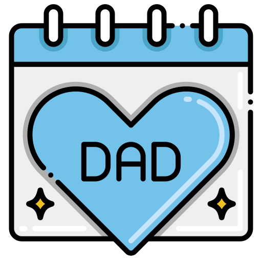 Fathers day Flaticons Lineal Color icon