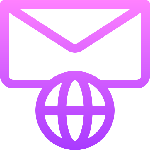 郵便 Basic Gradient Lineal color icon