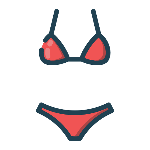 bikini Generic Outline Color icon