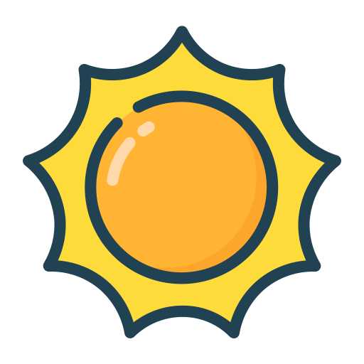 Sunny Generic Outline Color icon