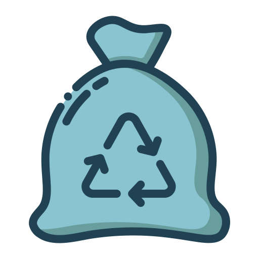 bolsa reciclada Generic Blue icono