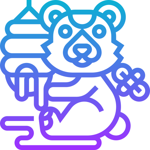 クマ Meticulous Gradient icon