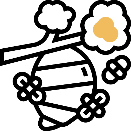 蜂の巣 Meticulous Yellow shadow icon