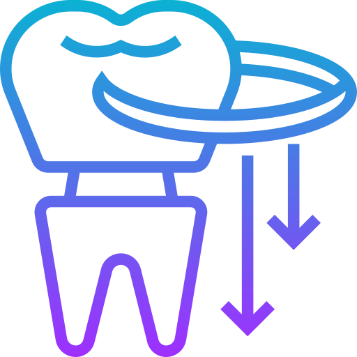 korona dentystyczna Meticulous Gradient ikona