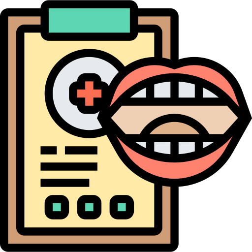 Dental report Meticulous Lineal Color icon