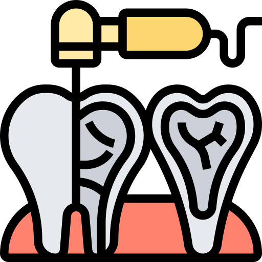 endodonta Meticulous Lineal Color ikona