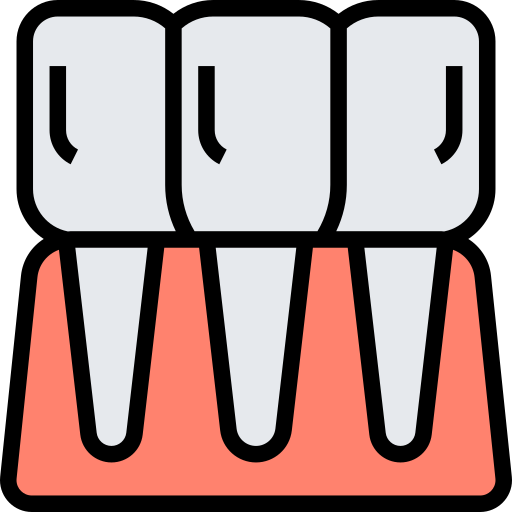 Incisor Meticulous Lineal Color icon