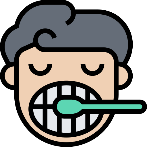 Toothbrush Meticulous Lineal Color icon