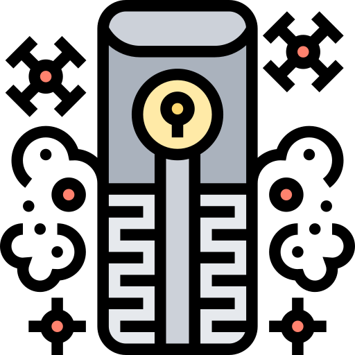 luftreiniger Meticulous Lineal Color icon