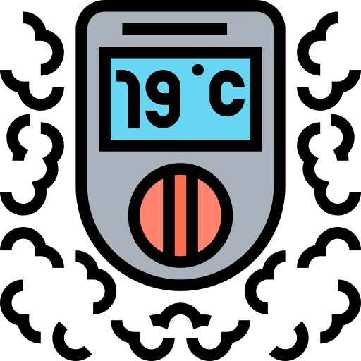 detector de gas Meticulous Lineal Color icono