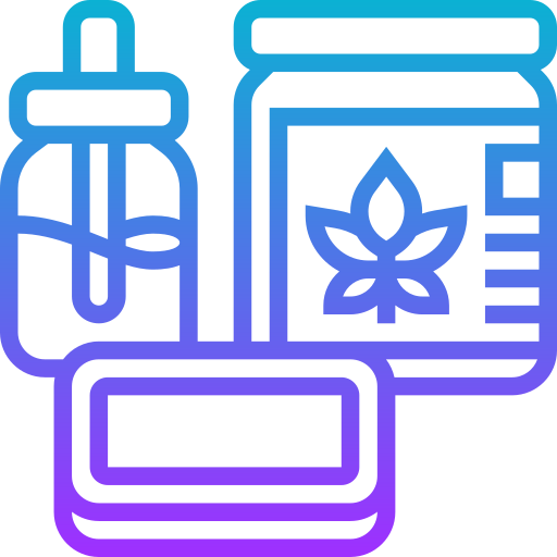 cannabis Meticulous Gradient icon