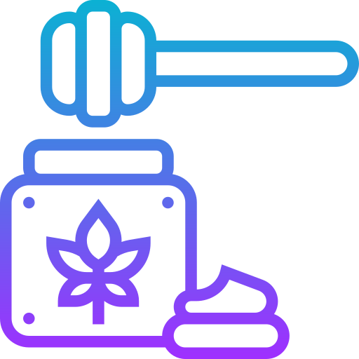 Cannabis Meticulous Gradient icon