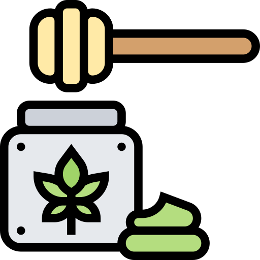 Cannabis Meticulous Lineal Color icon