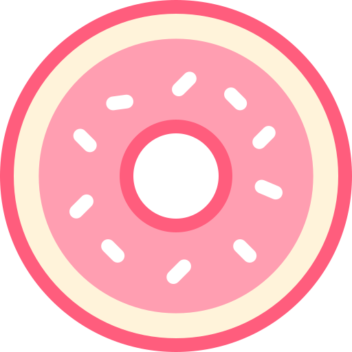 donut Detailed color Lineal color icoon