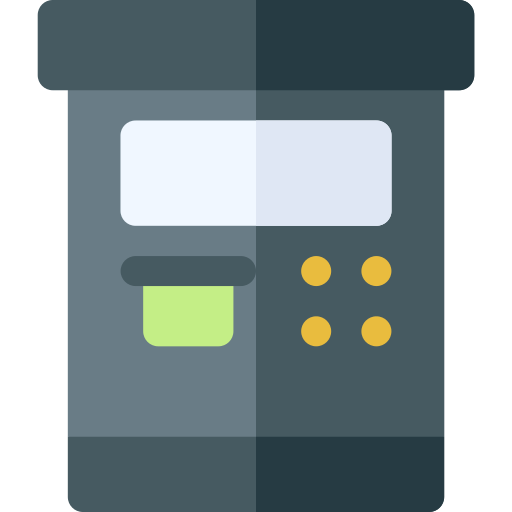 bankomat Basic Rounded Flat ikona