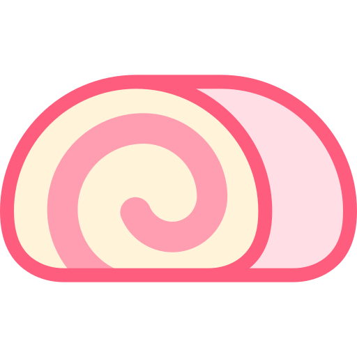 rotolo di torta Detailed color Lineal color icona