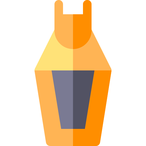 Canopic jar Basic Rounded Flat icon