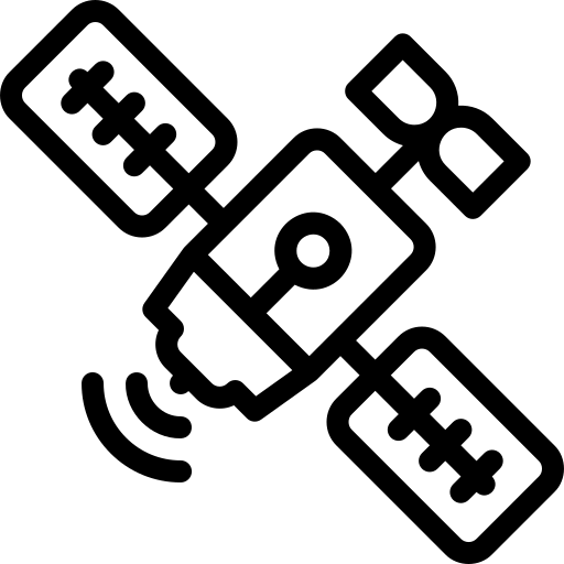 Satellite Detailed Mixed Lineal icon