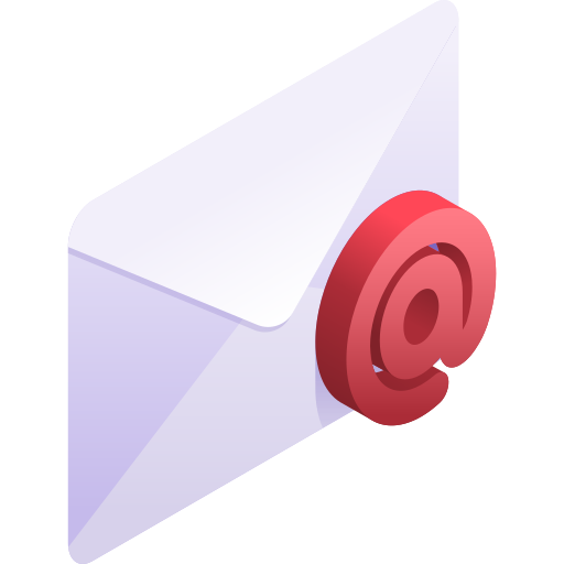 e-mail Gradient Isometric Gradient Icône